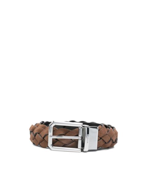 Etro braided buckle belt