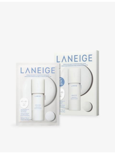 Laneige Cream Skin Milky Hydration Pack of Five Sheet Masks