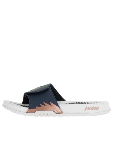 Jordan Air Jordan Hydro 5 Retro Slide 'Obsidian Metallic Red Bronze' 555501-408