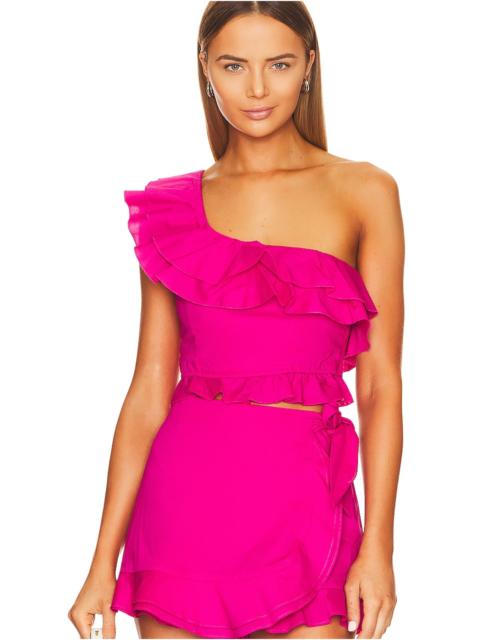 Show Me Your Mumu x REVOLVE Leni Ruffle Top