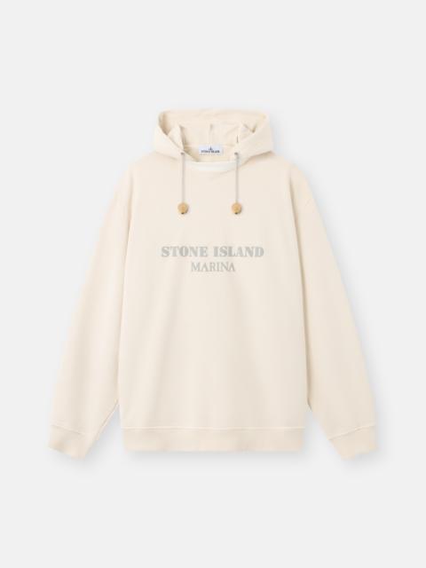Stone Island 6100054 COTTON FLEECE_S.I. MARINA
