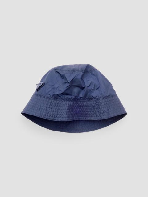 Prada Women's Foldable Nylon Bucket Hat - Blue
