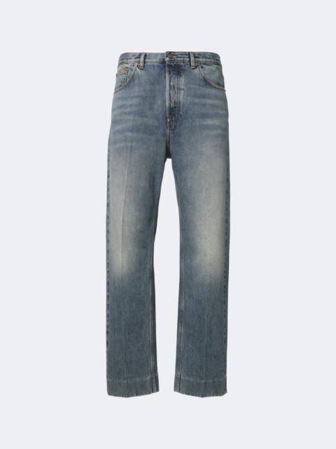 Valentino Faded straight jeans