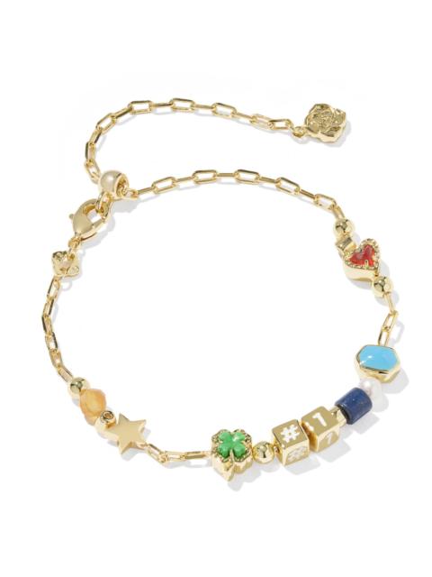 KENDRA SCOTT Lacey Gold Delicate Chain Bracelet