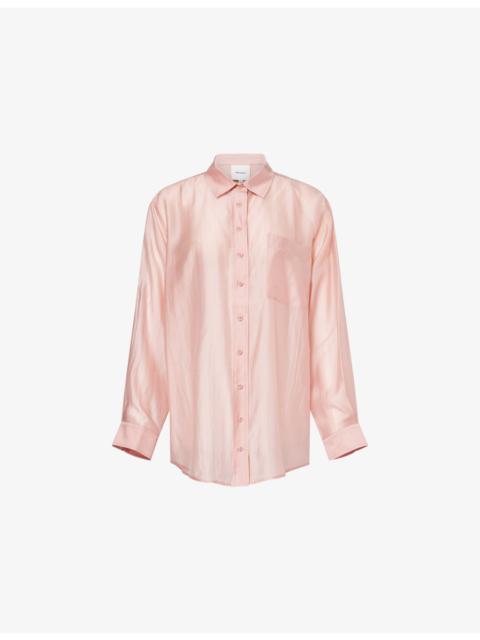 Reformation Eli Oversized Woven Shirt