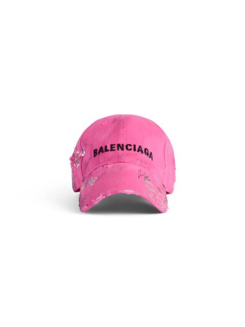 BALENCIAGA Men's Upcycled Cap in Pink