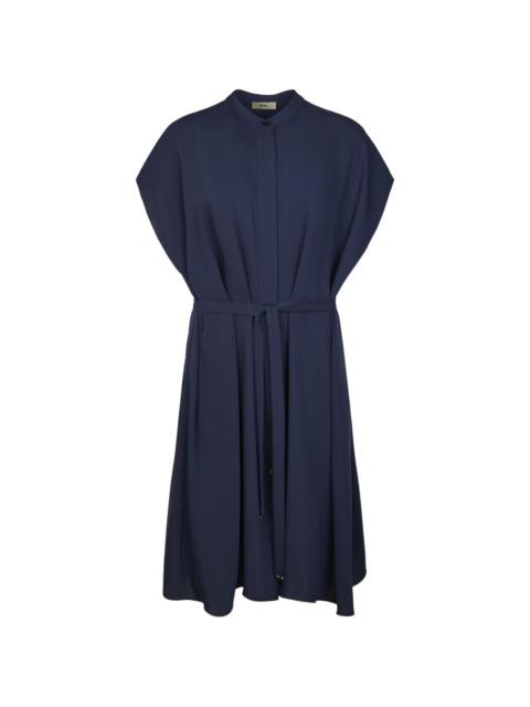 Herno belted midi dress
