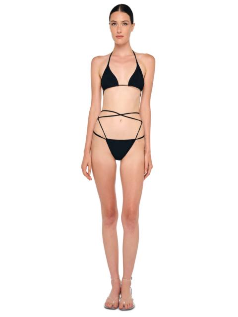 NORMA KAMALI CRISS CROSS BIKINI BRA / BOTTOM