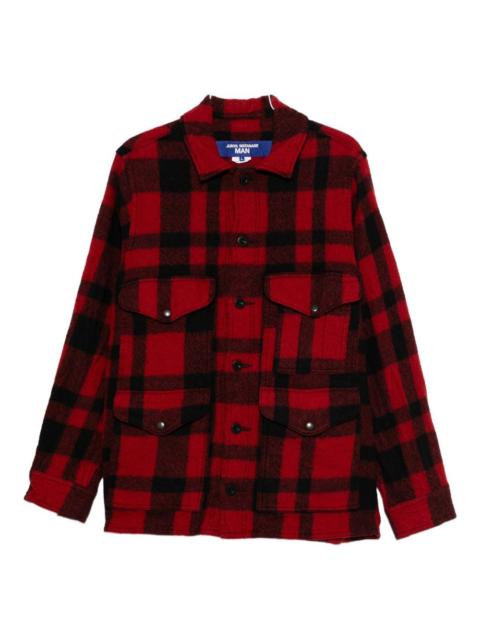 Junya Watanabe MAN check-print shirt jacket