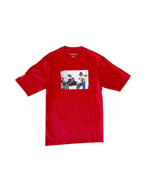 Jordan Jordan x Trophy Room "New Sheriff In Town" T-Shirt Red/White