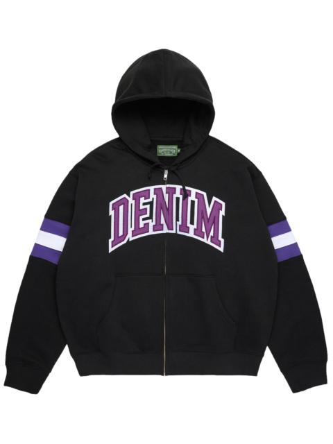 DENIM TEARS DT Stripe Zip Hoodie "Black" DT876