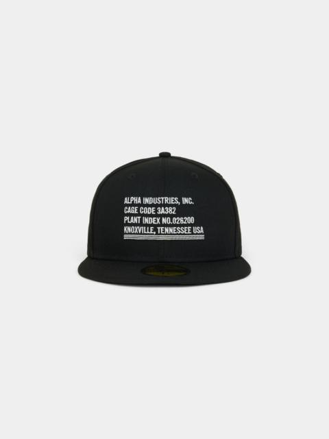 ALPHA INDUSTRIES ALPHA INDUSTRIES X NEW ERA 5950 CAGE CODE HAT
