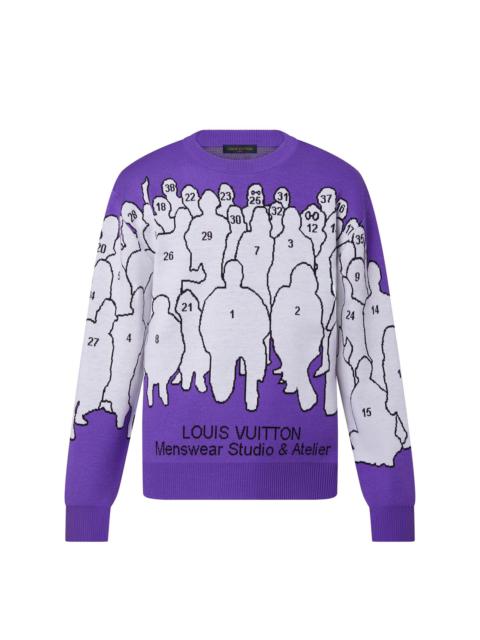 Louis Vuitton Studio Jacquard Crewneck
