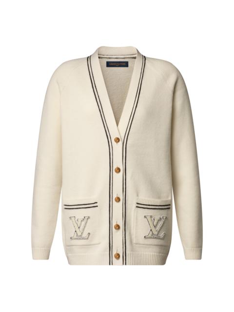 Louis Vuitton Contrast Accent Oversized Cardigan