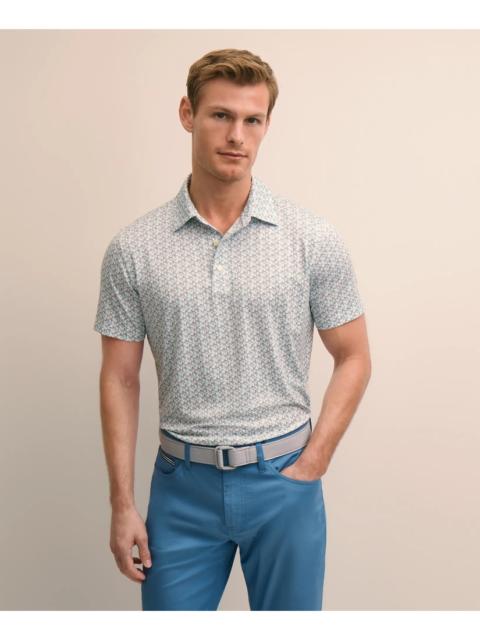 Brooks Brothers Performance Series Vintage Marlin Motif Polo Shirt