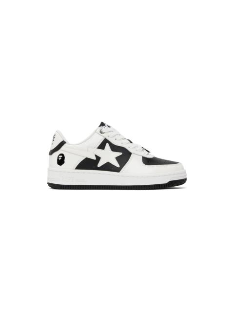 A BATHING APE® White & Black STA #6 Sneakers