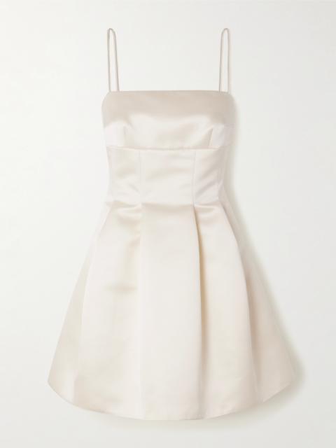 EMILIA WICKSTEAD Gayla Duchesse-satin Mini Dress