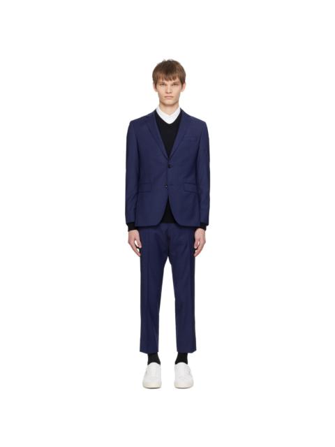 Navy Notched Lapel Suit