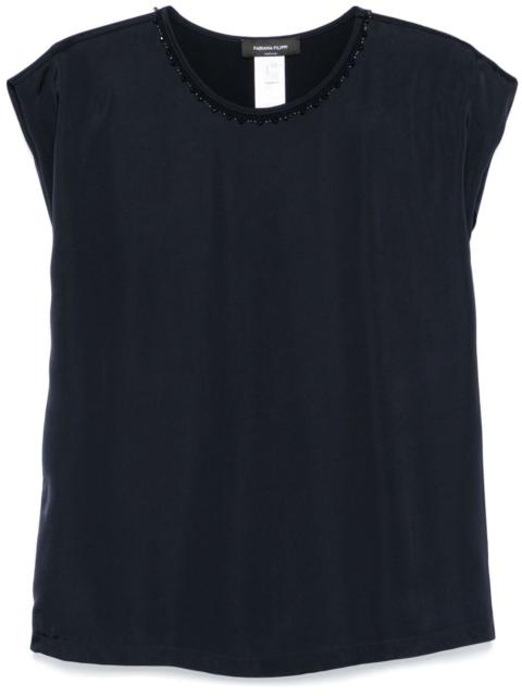 FABIANA FILIPPI bead-detailed blouse