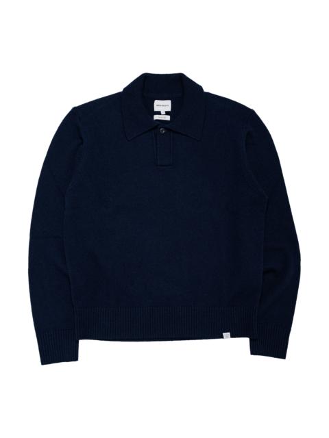 NORSE PROJECTS Anholt Lambswool Dark Navy