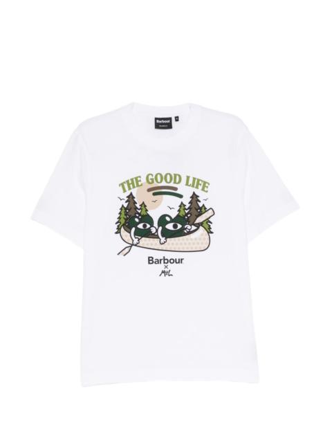 Barbour x Mul good life T-shirt