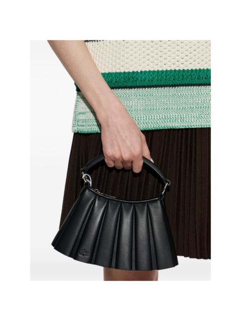 LACOSTE small Lenglen pleated tote bag