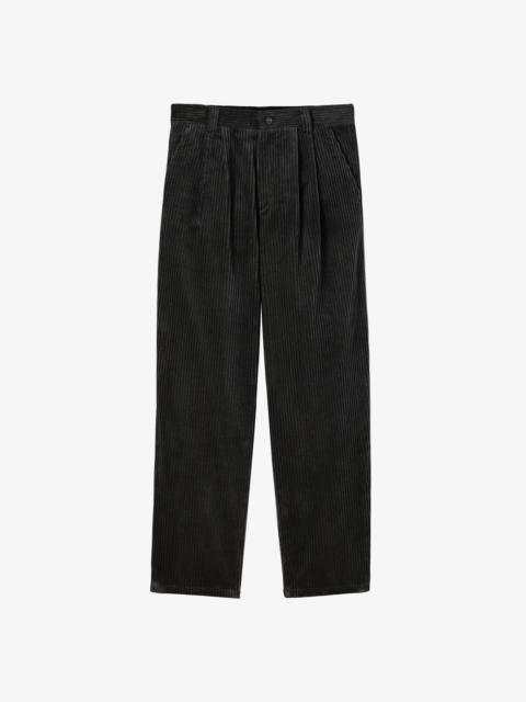 A.P.C. RICKY PANTS - LOOSE-FIT BLACK CORDUROY PANTS