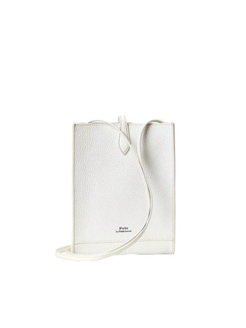 Polo Ralph Lauren leather snap cross body bag