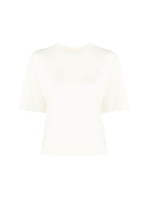 Off-White logo-embossed cotton T-shirt