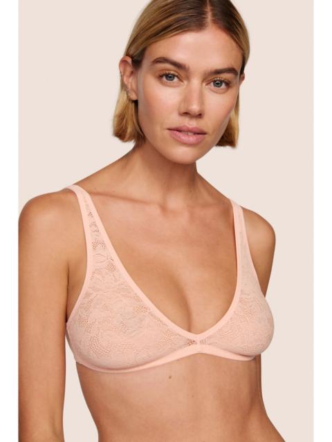 eberjey Soft Stretch Recycled Lace Plunge Bralette