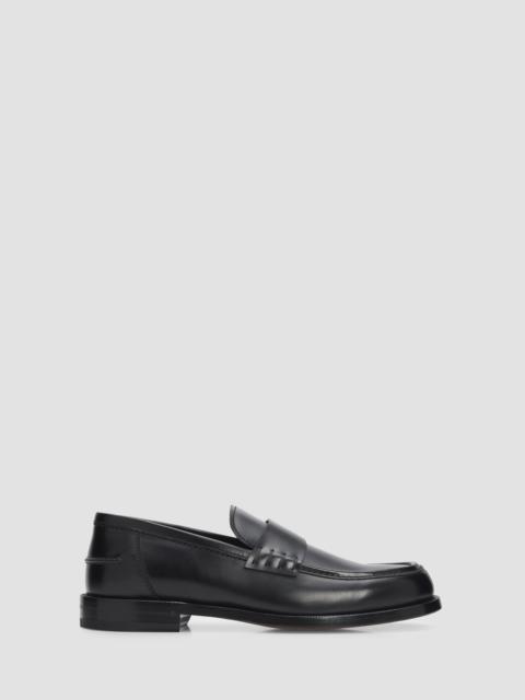 Gianvito Rossi Men's Preppy Leather Loafers - Black