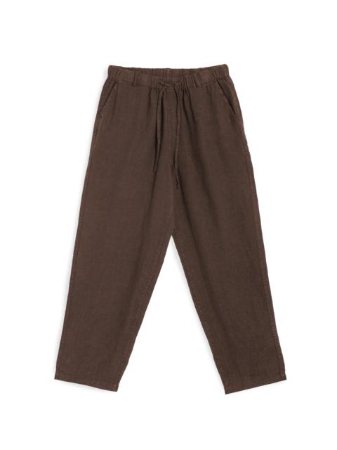 Bather Espresso Linen Leisure Pant