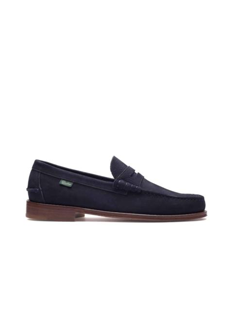 Paraboot Coraux Taurillon Nubuck Navy - Leather Sole