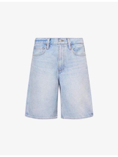 PAIGE Faye High-Rise Denim Shorts