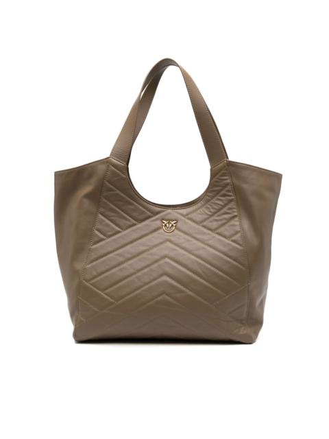 PINKO Love Birds-plaque tote bag