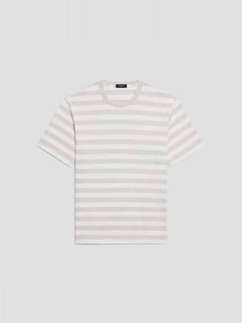 Theory Relaxed Tee in Striped Cotton