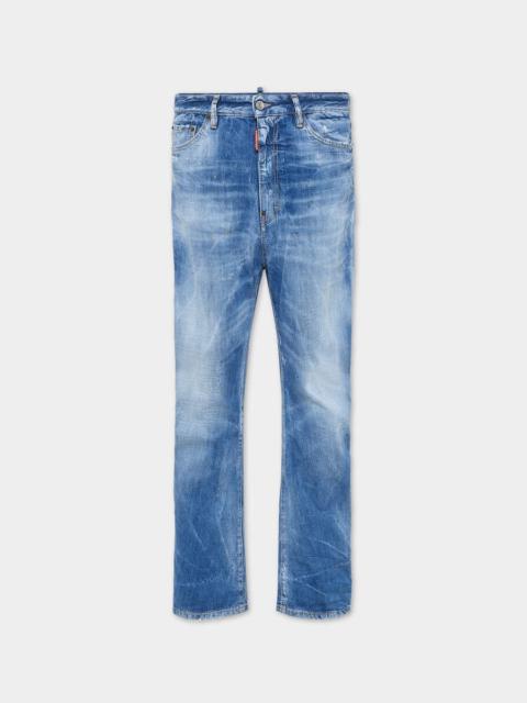 DSQUARED2 LIGHT CLEAN BABY BLUE WASH LONDON BRO JEANS