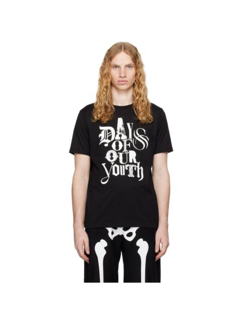 TAKAHIROMIYASHITA TheSoloist. Black 'Days Of Our Youth' T-shirt