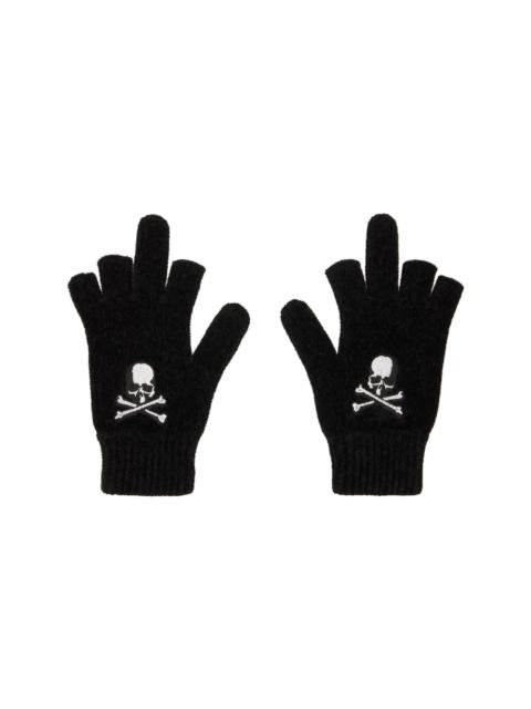 MASTERMIND WORLD Black Open Fingered Gloves