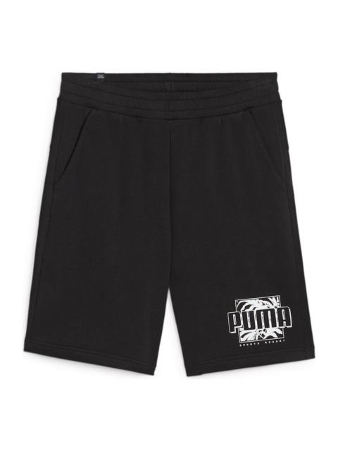 PUMA 사이트맵 팜 리조트 반바지 '블랙 화이트' 683003-01
