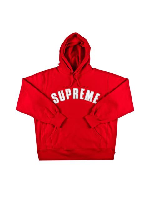 Supreme Supreme Icy Arc Hooded Sweatshirt 'Bright Coral' | REVERSIBLE