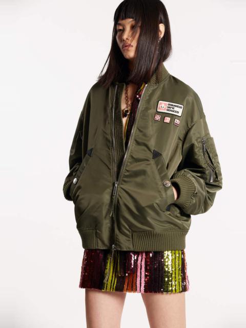 DSQUARED2 CLASSIC OVERSIZED BOMBER JACKET