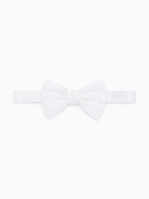 GIORGIO ARMANI Pure silk knotted bow tie