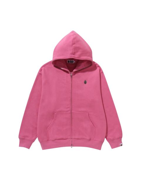 BAPE Metal One Point Full Zip Hoodie 'Pink'