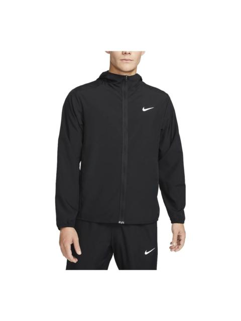 Nike Dri-Fit Foam Woven Hoody Jacket 'Black' FB7483-010
