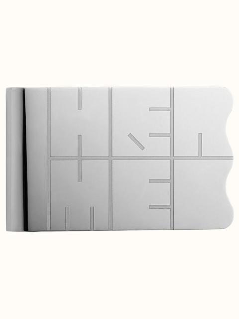 Hermès Typo bill clip