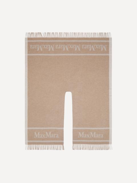 Max Mara Dark Brown Hildestole Scarf