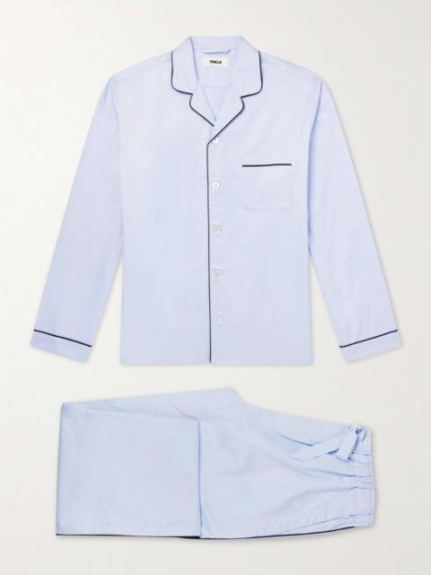 TEKLA Bellhop Cotton-Satin Pyjama Set