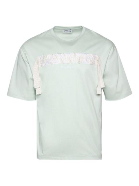 Lanvin curb-embroidered T-shirt