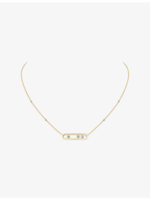 MESSIKA Move Classique 18ct Gold And 0.03ct Diamond Necklace